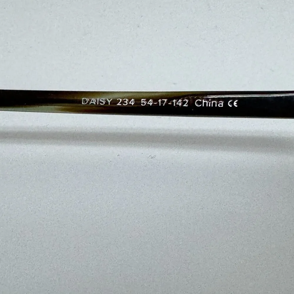 Warby Parker Daisy 234 Eyeglasses Frame Brown Marble Fade‎ 54-17-142 H13944